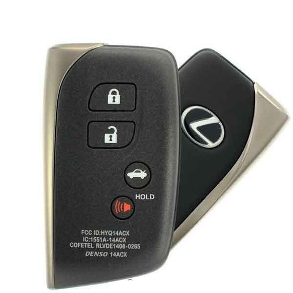 Oem OEM: NEW: :2013-2017 Lexus LS460 / LS600h / 4-Button Smart Key / PN: 89904-50N10 / HYQ14ACX RSK-LEX-50N10 - main